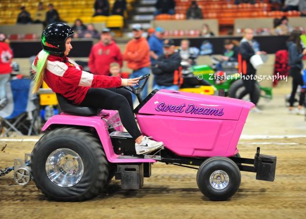 Sweet Dreams Garden Tractor Puller Pink Garden Tractor Puller
