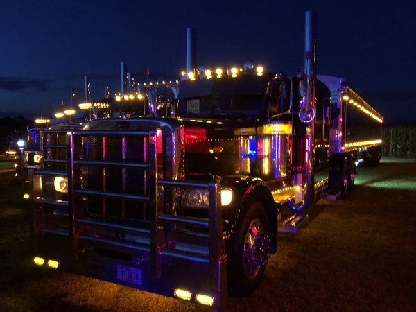 Truck show light show